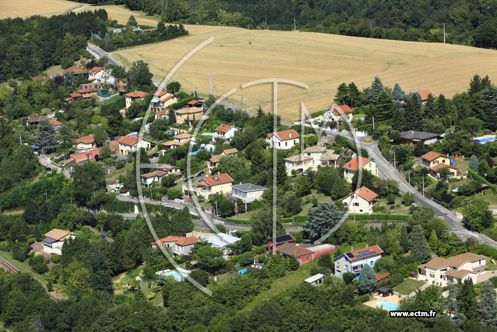 Photo arienne de Rochetaille-sur-Sane