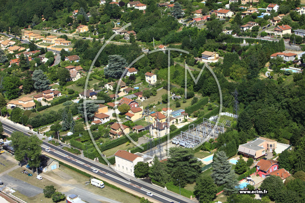Photo arienne de Rochetaille-sur-Sane