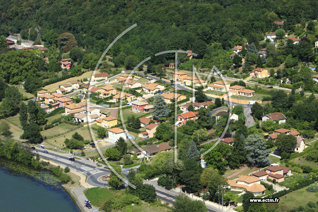 Photo arienne de Rochetaille-sur-Sane