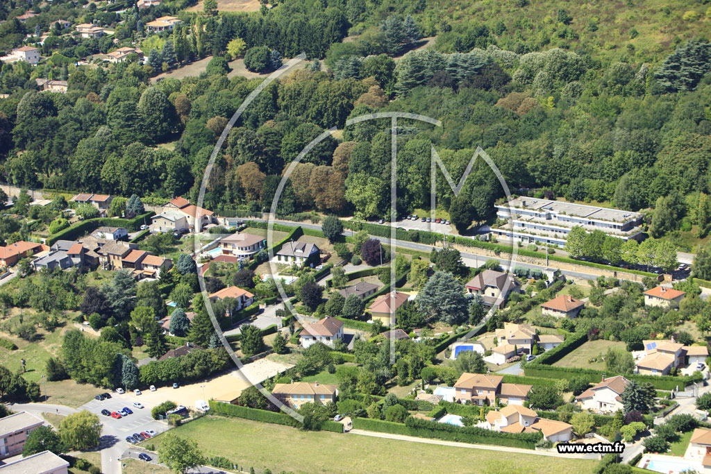 Photo arienne de Saint-Cyr-au-Mont-d'Or