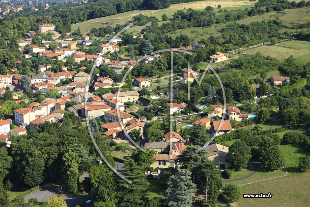 Photo arienne de Saint-Germain-au-Mont-d'Or