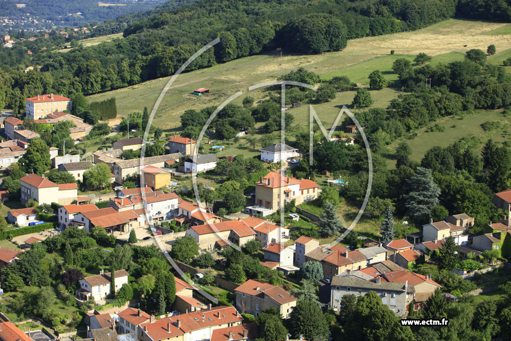 Photo arienne de Saint-Germain-au-Mont-d'Or