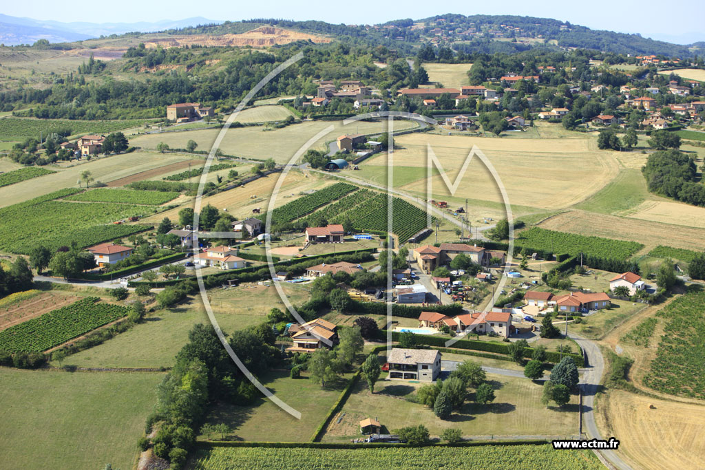 Photo arienne de Saint-Jean-des-Vignes