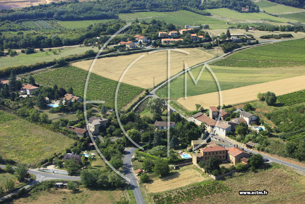 Photo arienne de Saint-Jean-des-Vignes