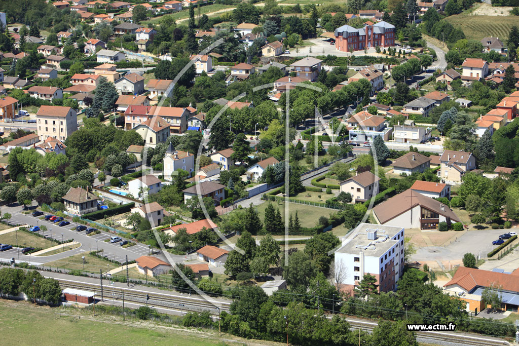 Photo arienne de Saint-Maurice-de-Beynost