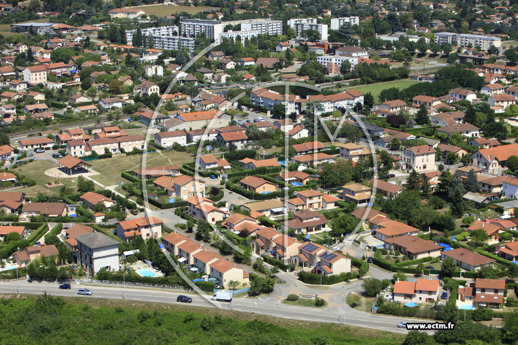 Photo arienne de Saint-Maurice-de-Beynost