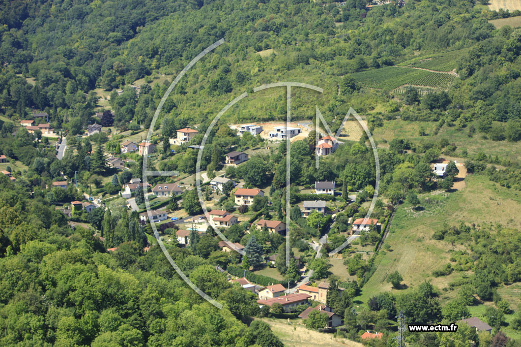 Photo arienne de Saint-Romain-au-Mont-d'Or