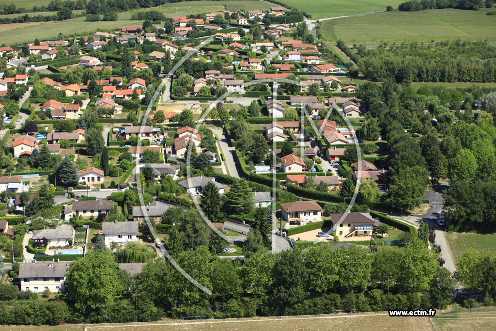 Photo arienne de Ambrieux-en-Dombes