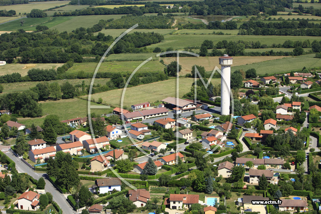 Photo arienne de Ambrieux-en-Dombes