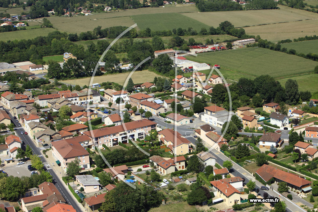 Photo arienne de Ambrieux-en-Dombes