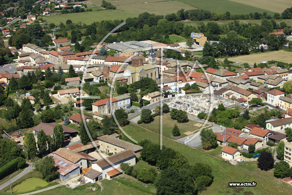 Photo arienne de Ambrieux-en-Dombes