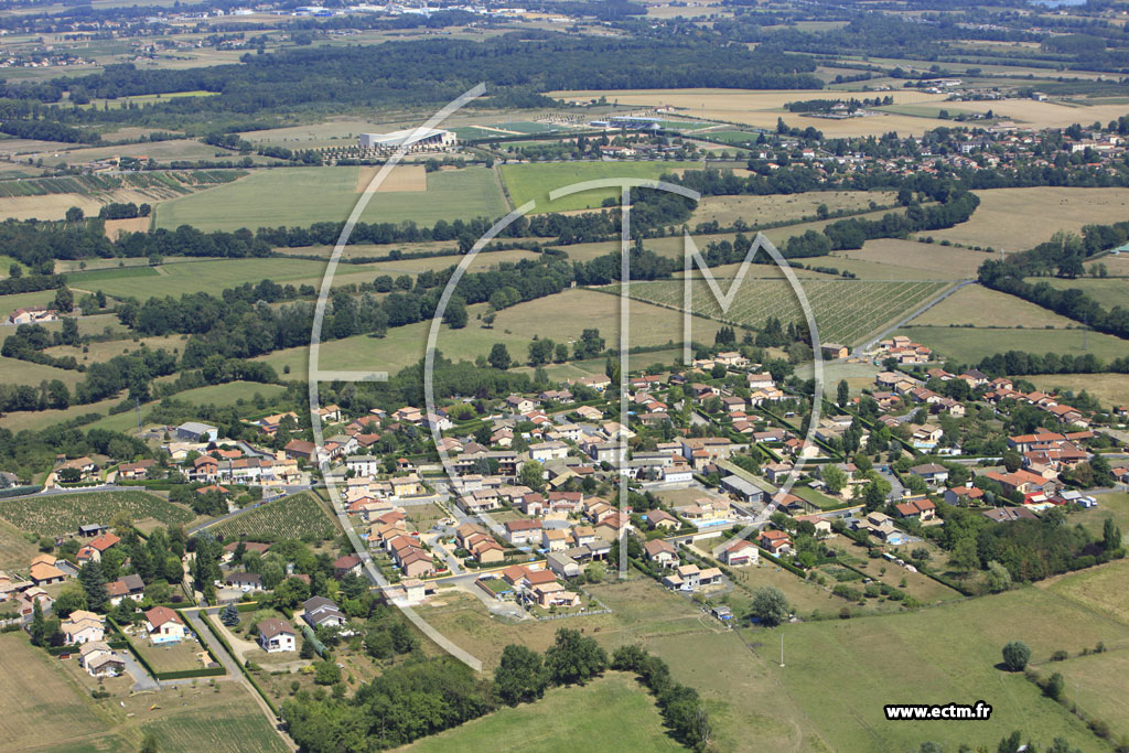 Photo arienne de Arnas (La Grange Perret)