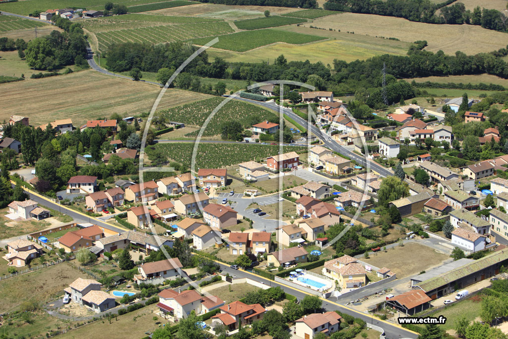 Photo arienne de Arnas (La Grange Perret)