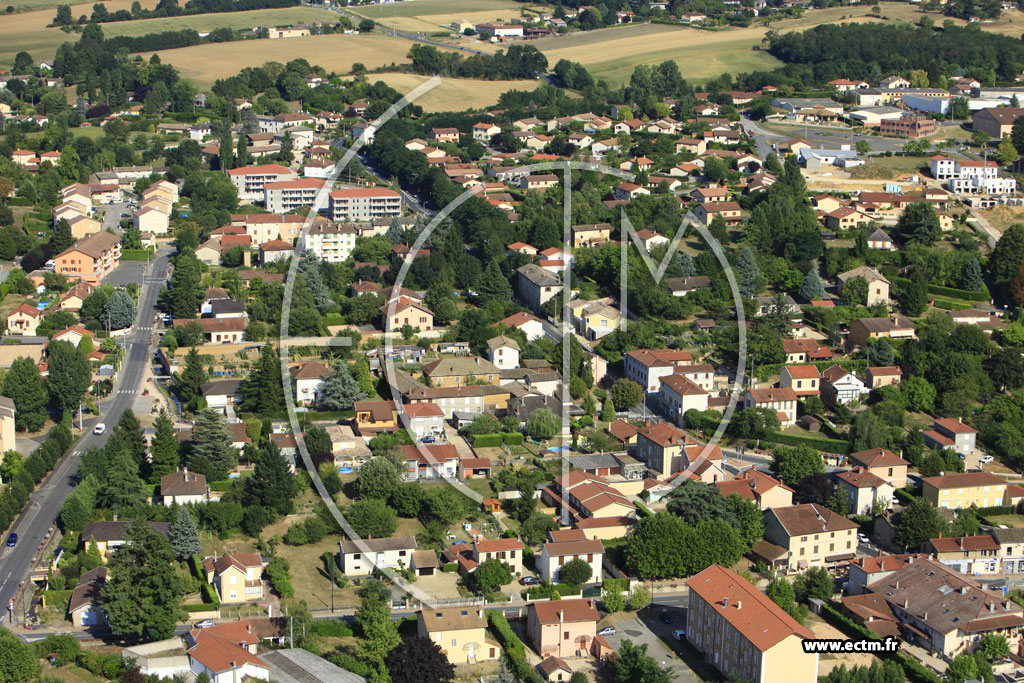 Photo arienne de Jassans-Riottier (Avenue de la Dombes)