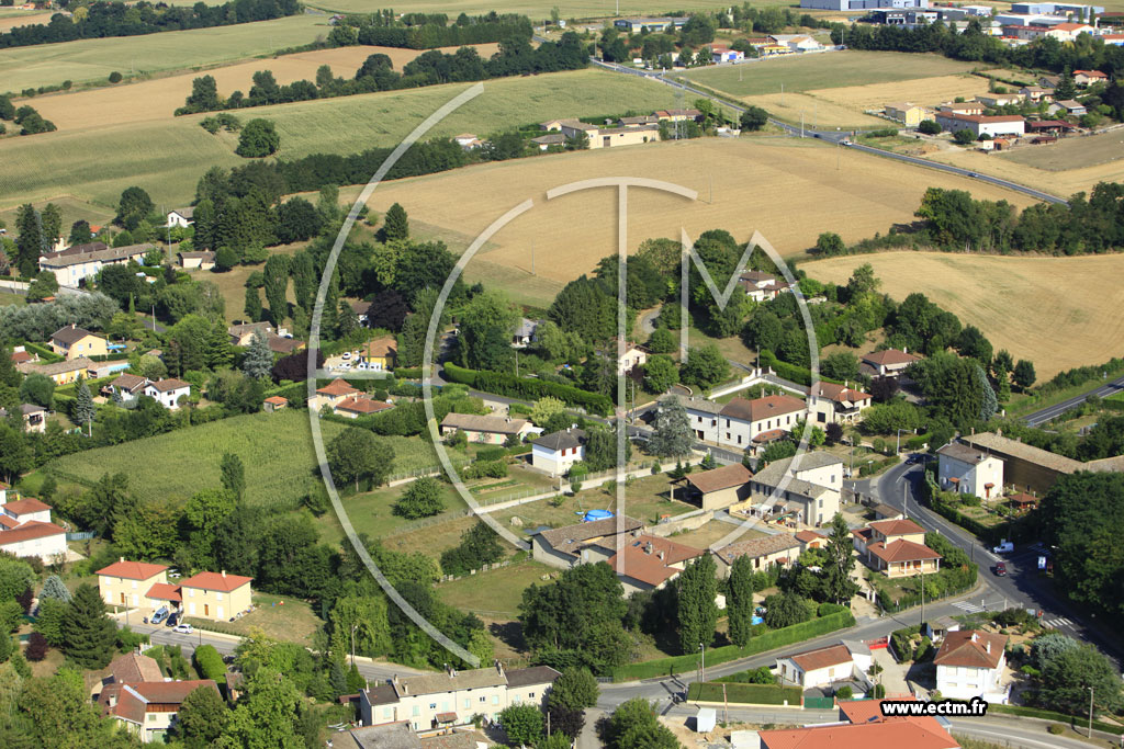 Photo arienne de Jassans-Riottier (Avenue de la Dombes)