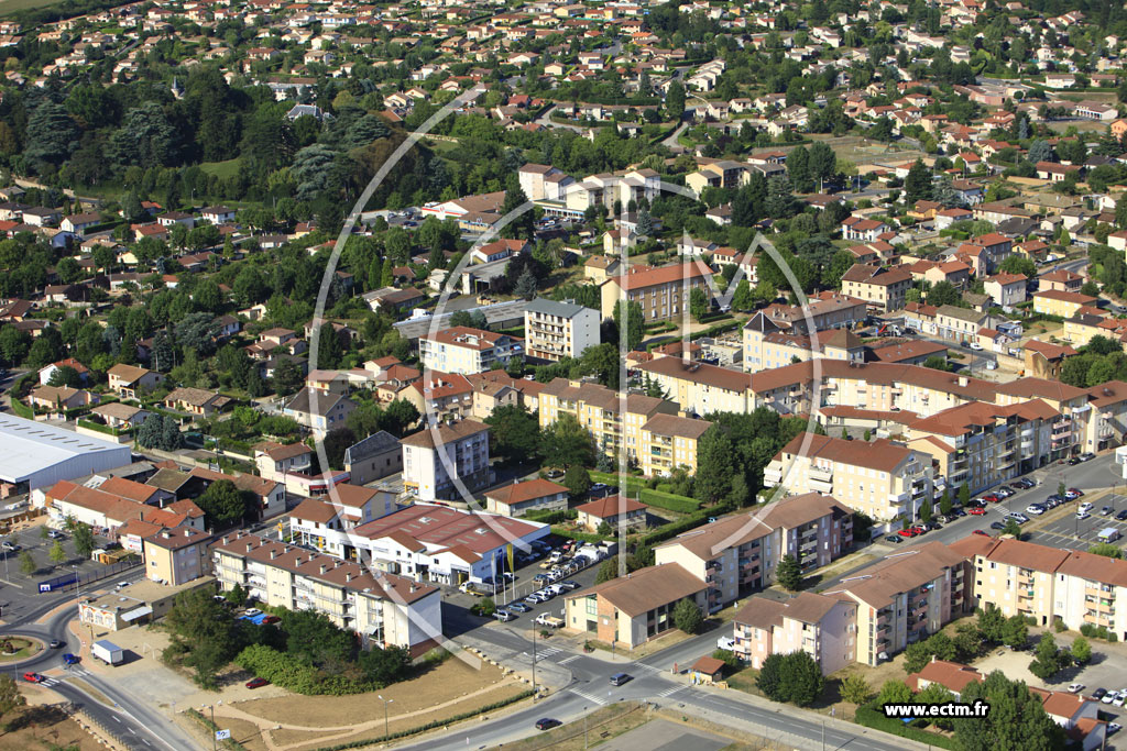 Photo arienne de Jassans-Riottier (Rue de Beaurivage)