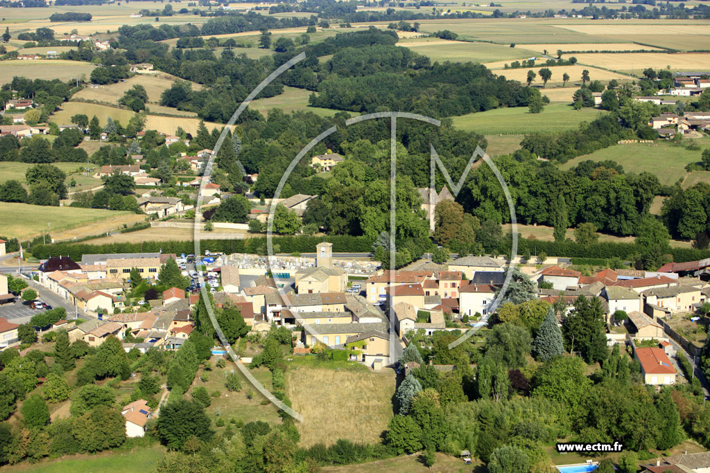 Photo arienne de Messimy-sur-Sane