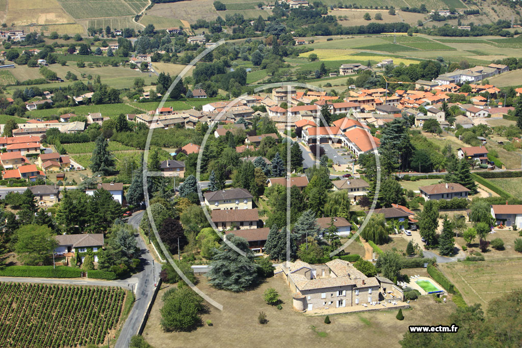 Photo arienne de Pommiers