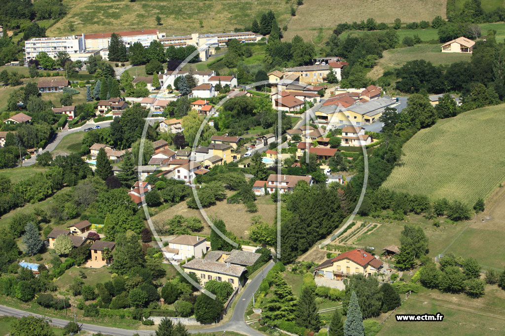 Photo arienne de Reyrieux