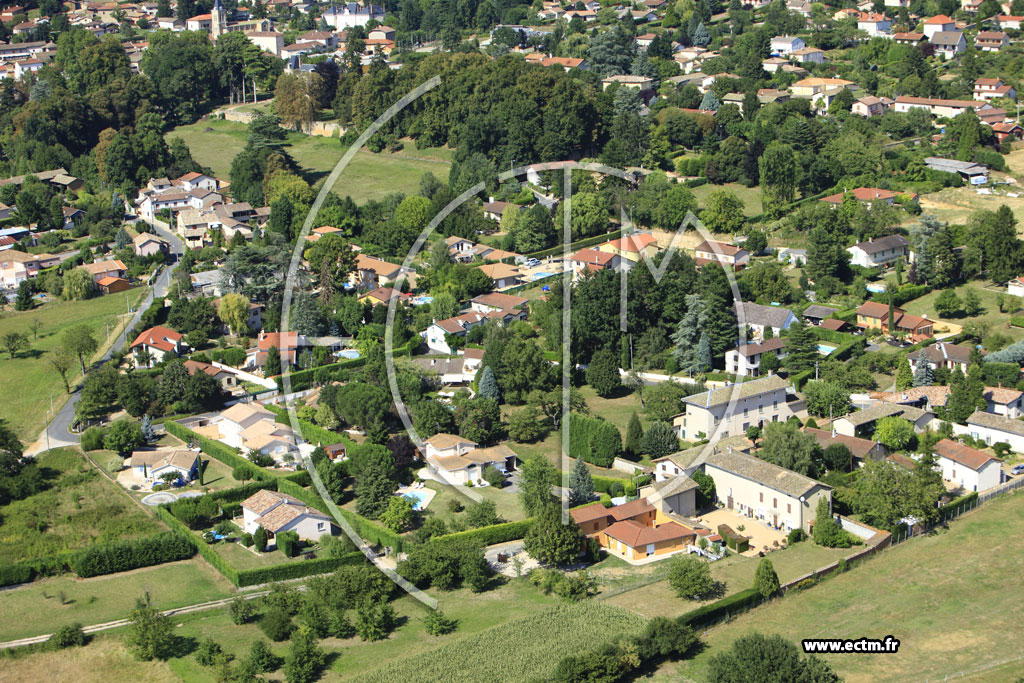 Photo arienne de Reyrieux