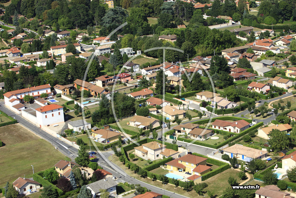 Photo arienne de Reyrieux