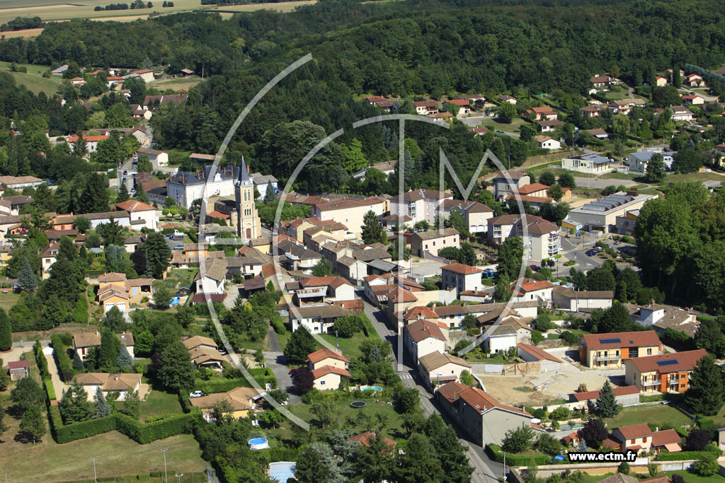 Photo arienne de Reyrieux