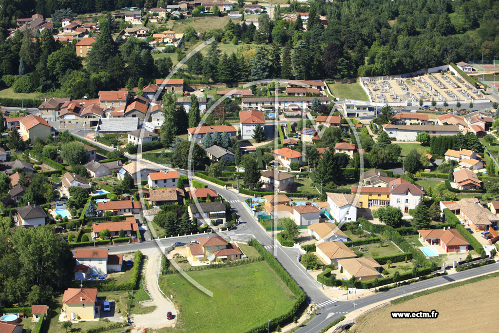 Photo arienne de Reyrieux