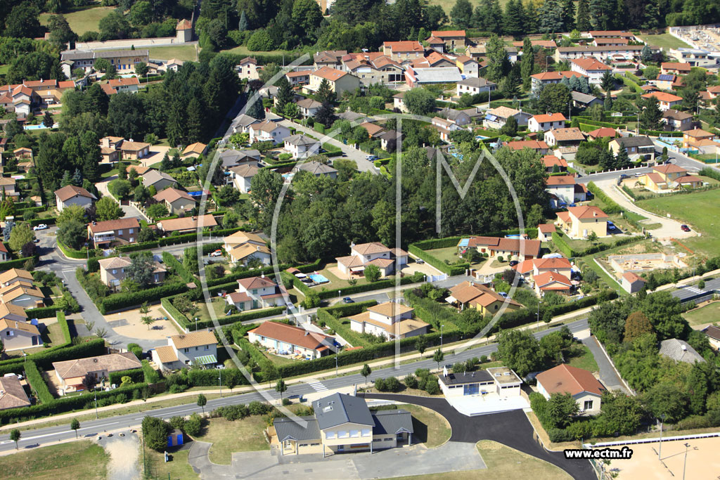 Photo arienne de Reyrieux