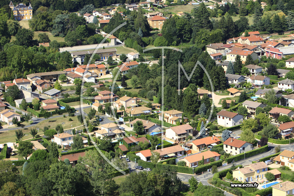 Photo arienne de Reyrieux