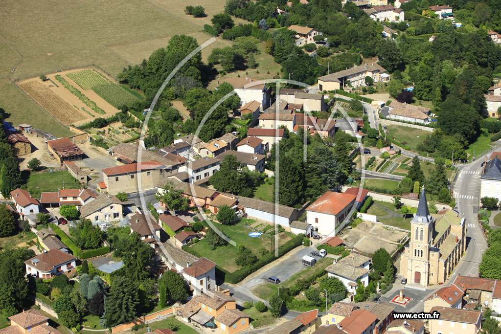 Photo arienne de Reyrieux