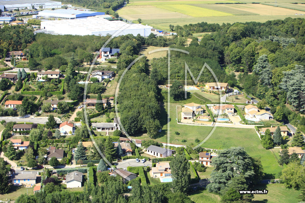 Photo arienne de Reyrieux