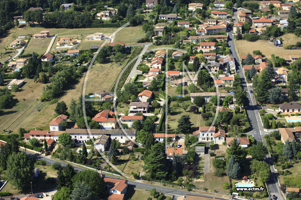 Photo arienne de Reyrieux