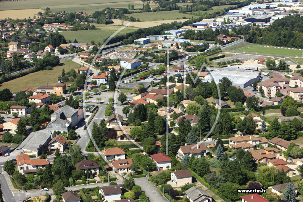 Photo arienne de Saint-Andr-de-Corcy