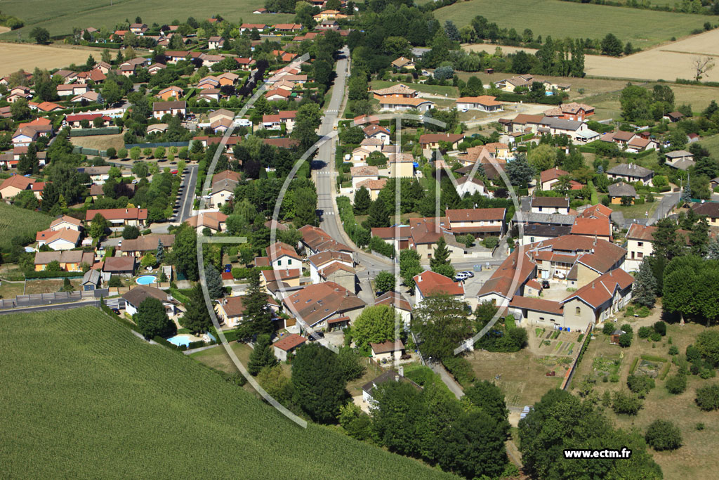 Photo arienne de Saint-Andr-de-Corcy