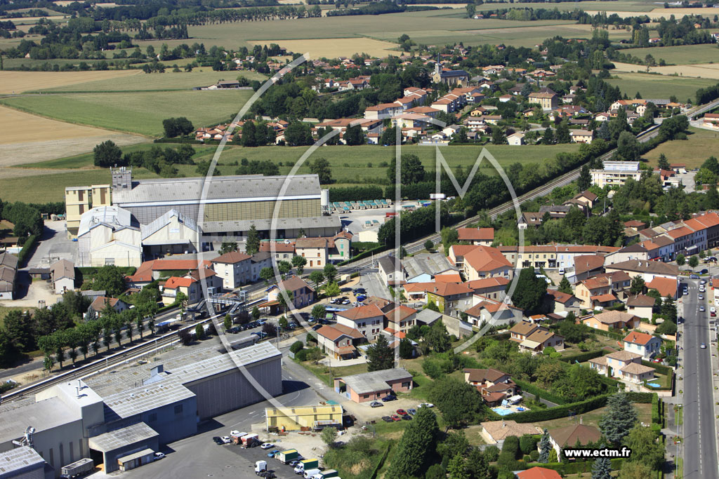 Photo arienne de Saint-Andr-de-Corcy