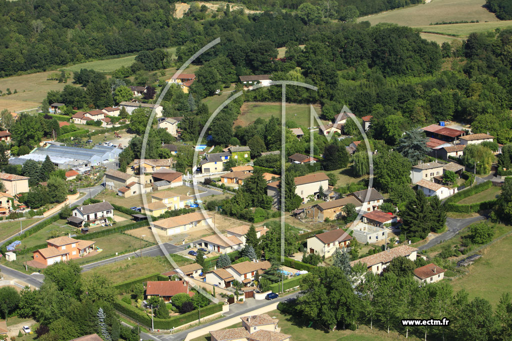 Photo arienne de Saint-Didier-de-Formans