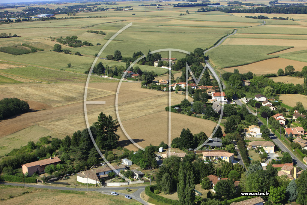 Photo arienne de Saint-Didier-de-Formans