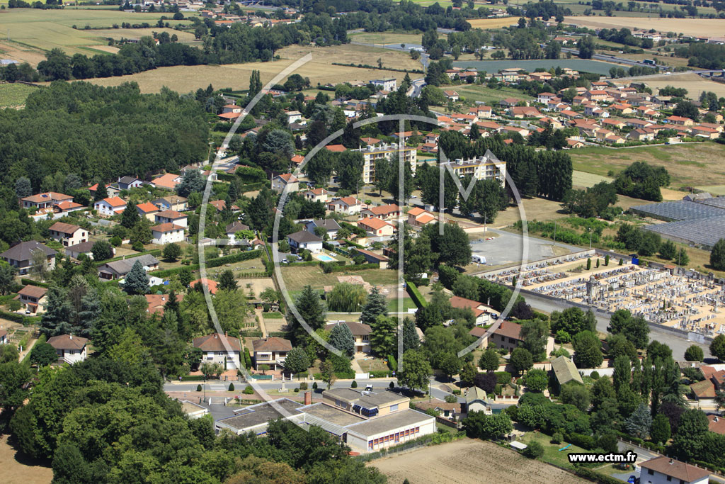 Photo arienne de Saint-Georges-de-Reneins