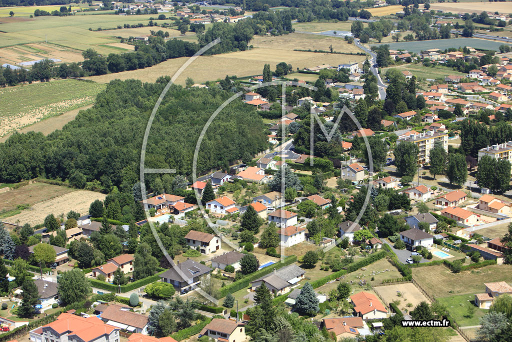 Photo arienne de Saint-Georges-de-Reneins