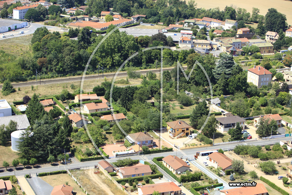 Photo arienne de Saint-Georges-de-Reneins