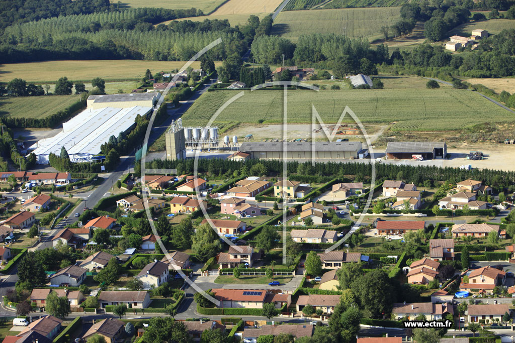 Photo arienne de Saint-Trivier-sur-Moignans