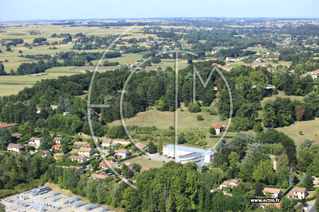 Photo arienne de Trvoux (Alle des Prs de Corcelles)