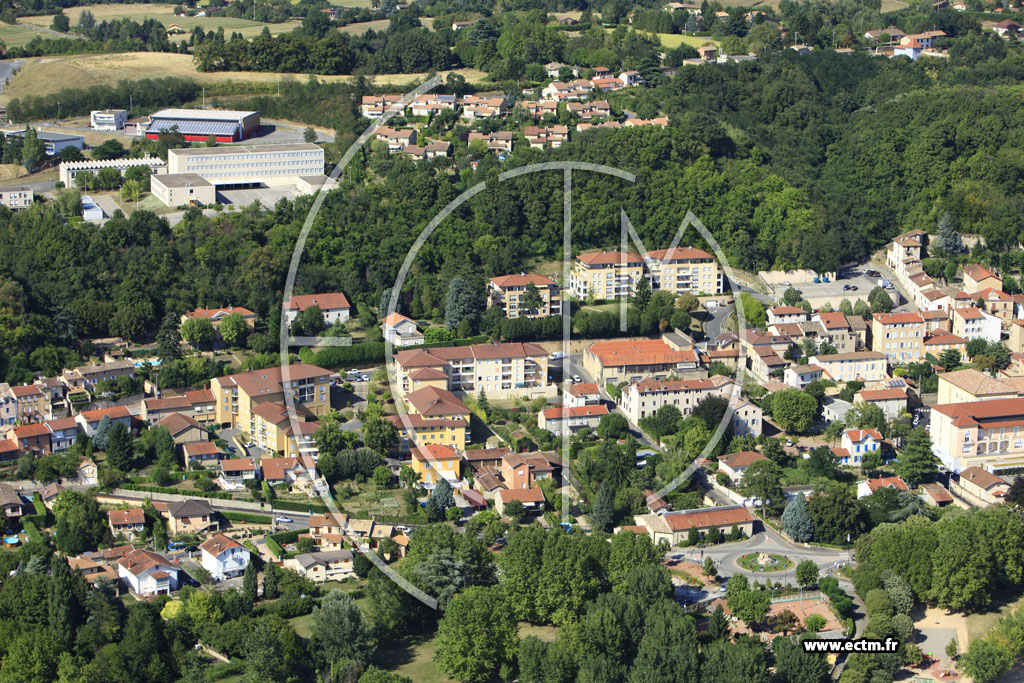 Photo arienne de Trvoux (Avenue du Docteur Bollet)