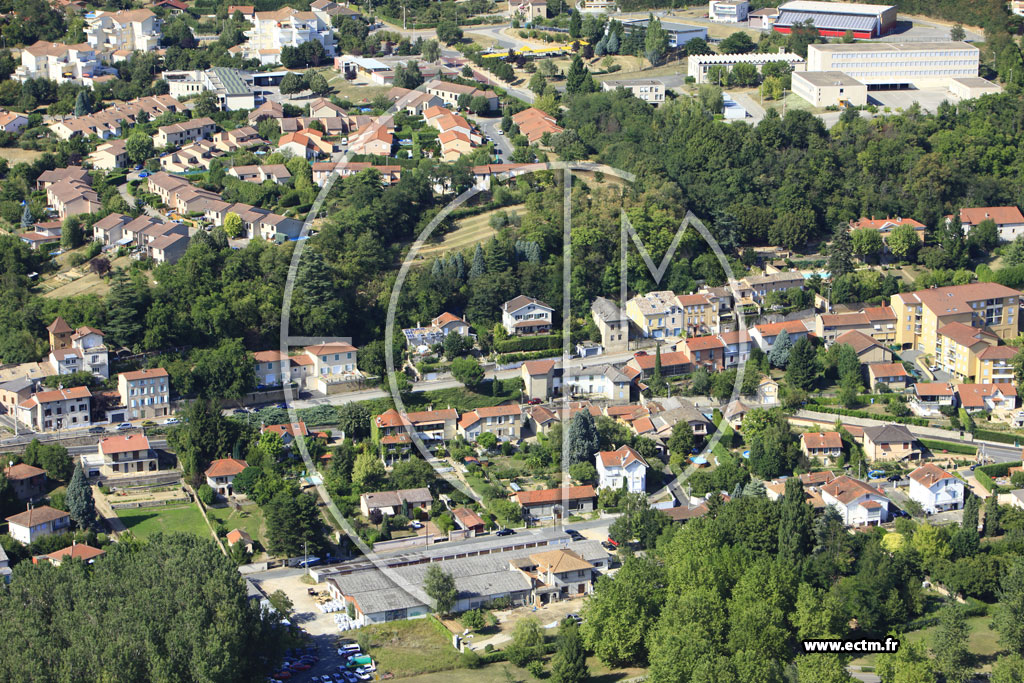 Photo arienne de Trvoux (Avenue du Docteur Bollet)