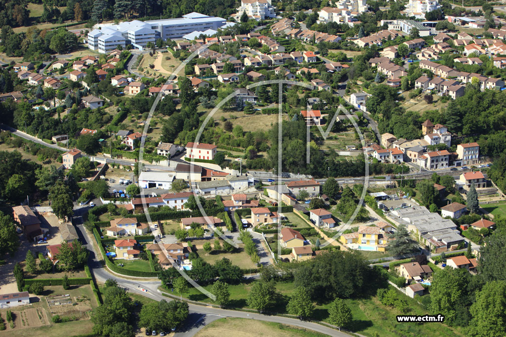 Photo arienne de Trvoux (Avenue du Docteur Bollet)