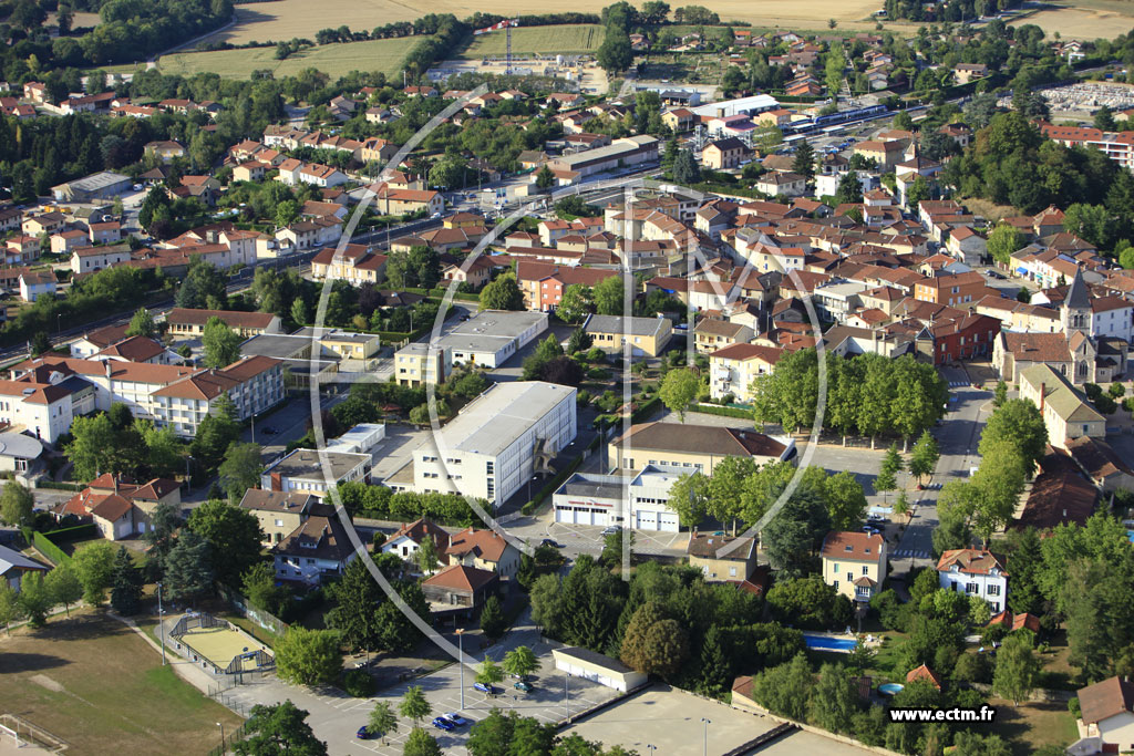 Photo arienne de Villars-les-Dombes