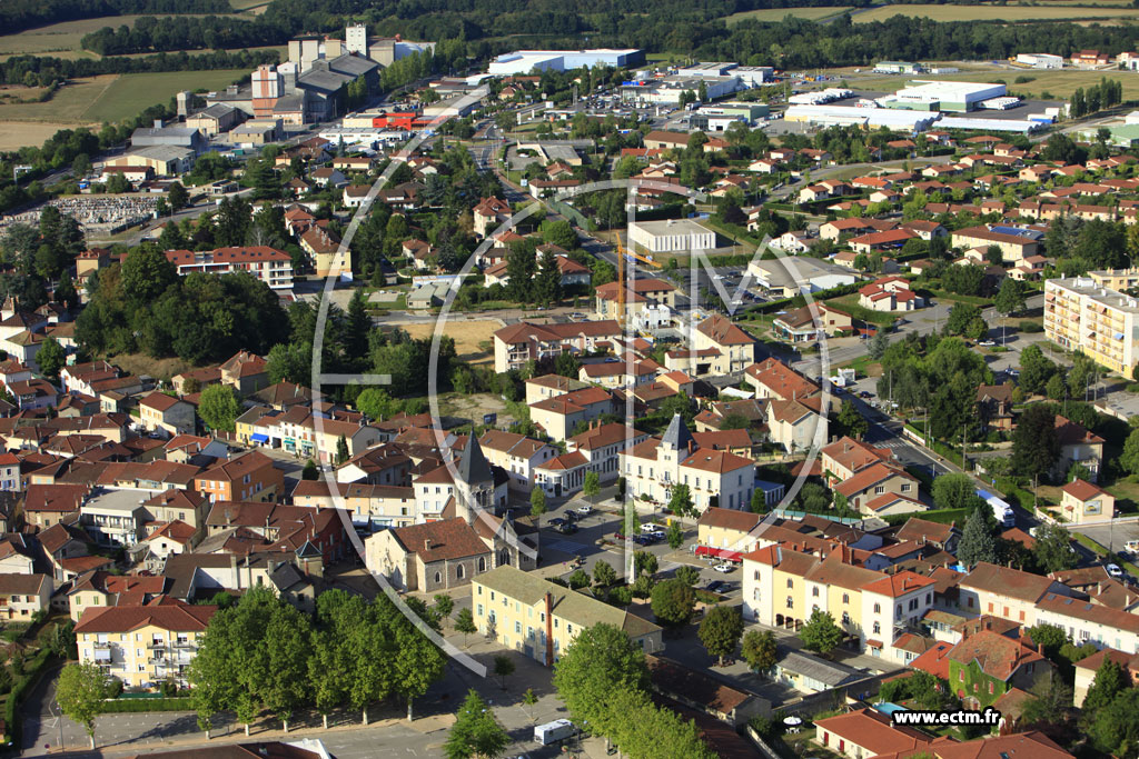 Photo arienne de Villars-les-Dombes