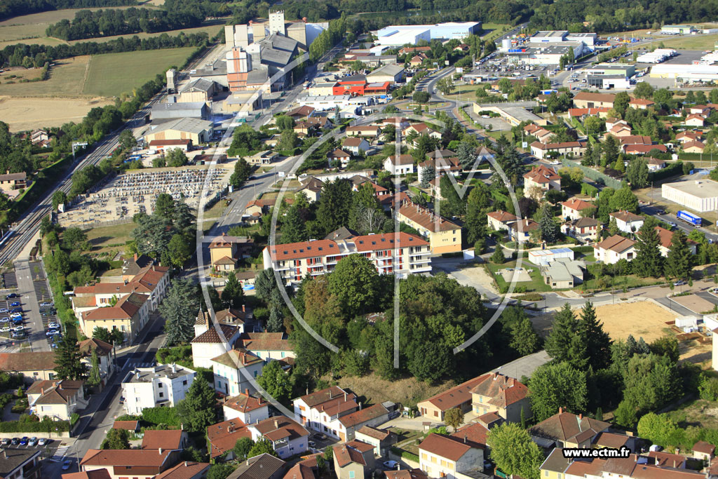 Photo arienne de Villars-les-Dombes