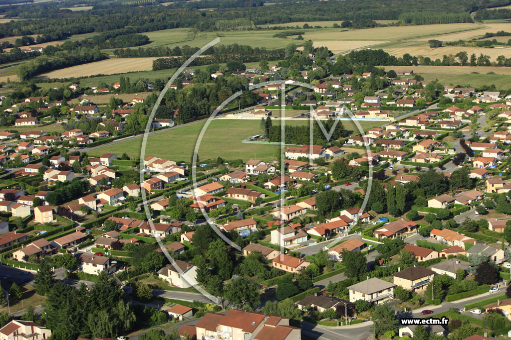 Photo arienne de Villars-les-Dombes