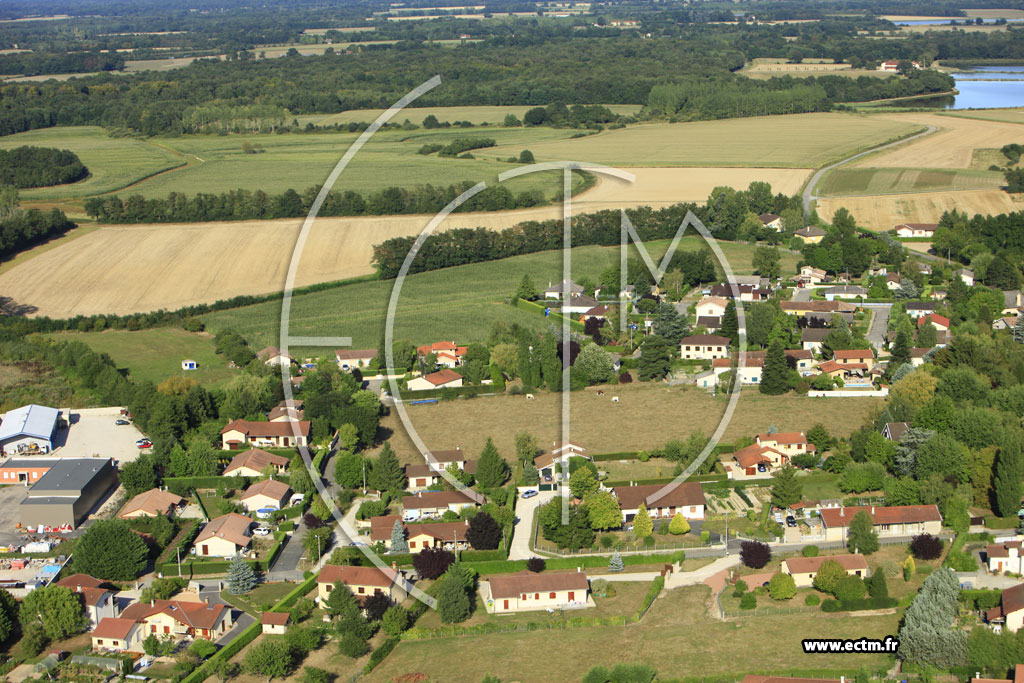 Photo arienne de Villars-les-Dombes